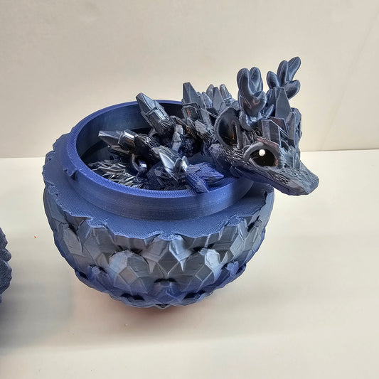 Baby Winter Dragon and Dragon Egg