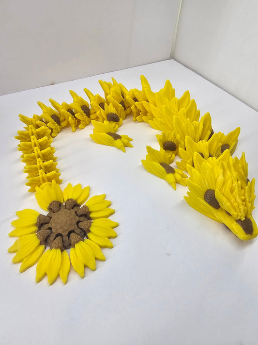 3D Printed Sunflower Dragons