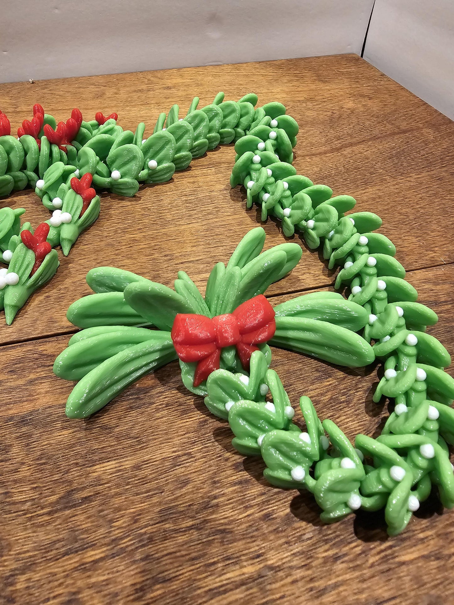 3d Printed Mistletoe Christmas Holiday Dragon