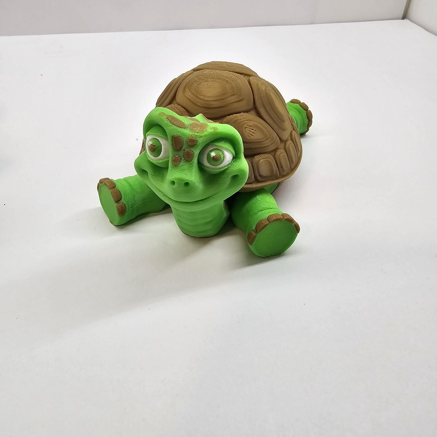 3D Printed Flexi Turtle: Articulated Fidget Desk Toy