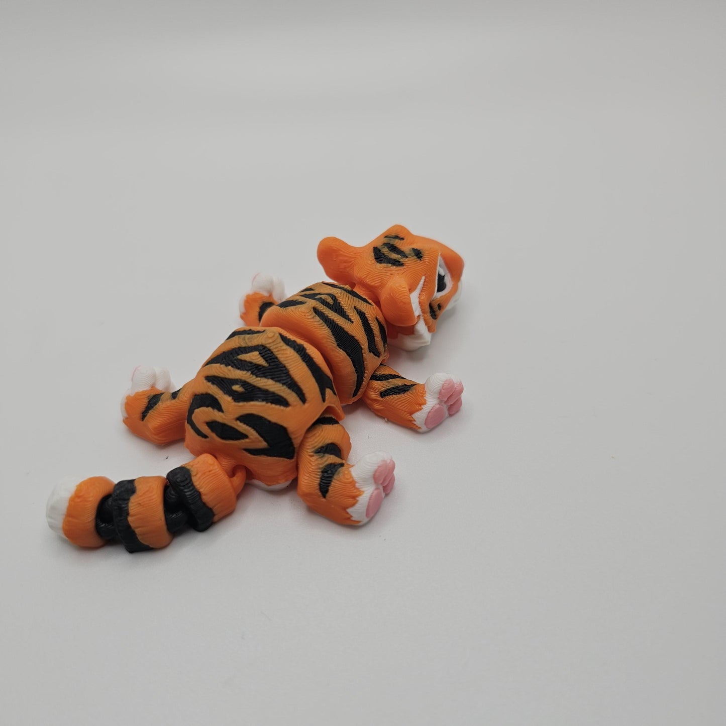 3D Printed Cute Flexi Tiger ā Articulated & Fun!