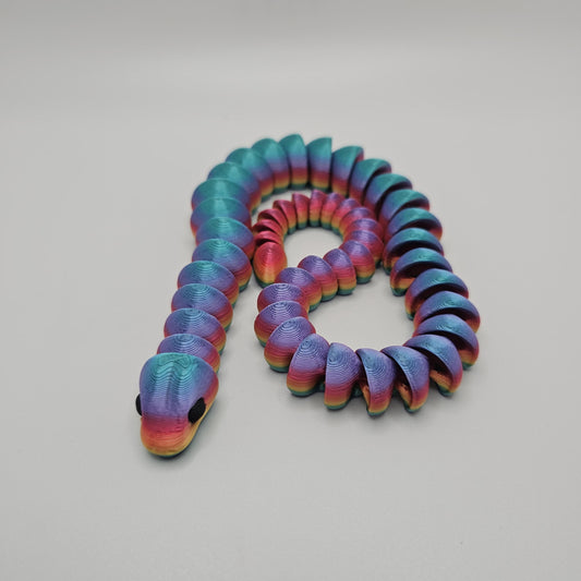 3Dprinted Rainbow Snake