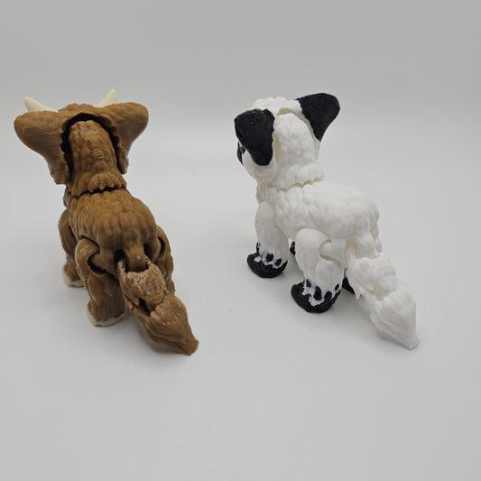 3D Printed Articulated Mini Highland Cow