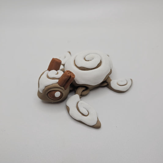 3D Printed Cinnaswirl Turtle (Cinnamon Bun Desert Turtle)