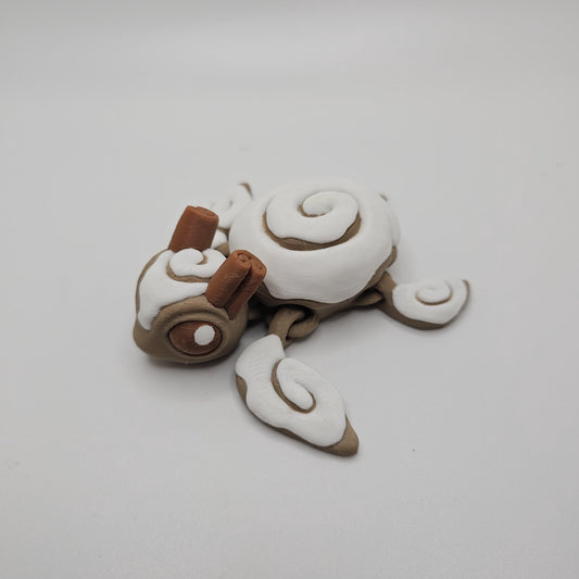 3D Printed Cinnaswirl Turtle (Cinnamon Bun Desert Turtle)