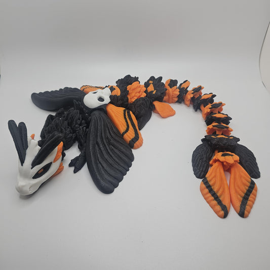 3D Printed Skull Moth Dragon