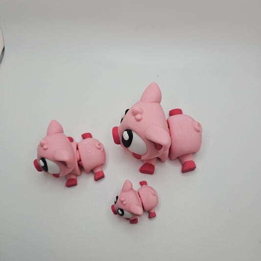 3D Printed Bright Eyed Pig