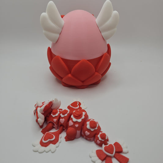 3D Printed HeartSeeker Mini Dragon With Egg
