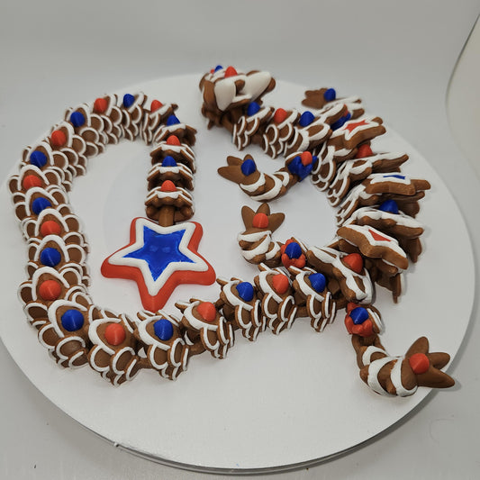 Star Cookie Dragon 3D Printed