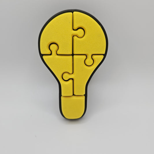 Light Bulb-Shaped Multi-Key Fidget Clicker – Customizable – 5 Keys