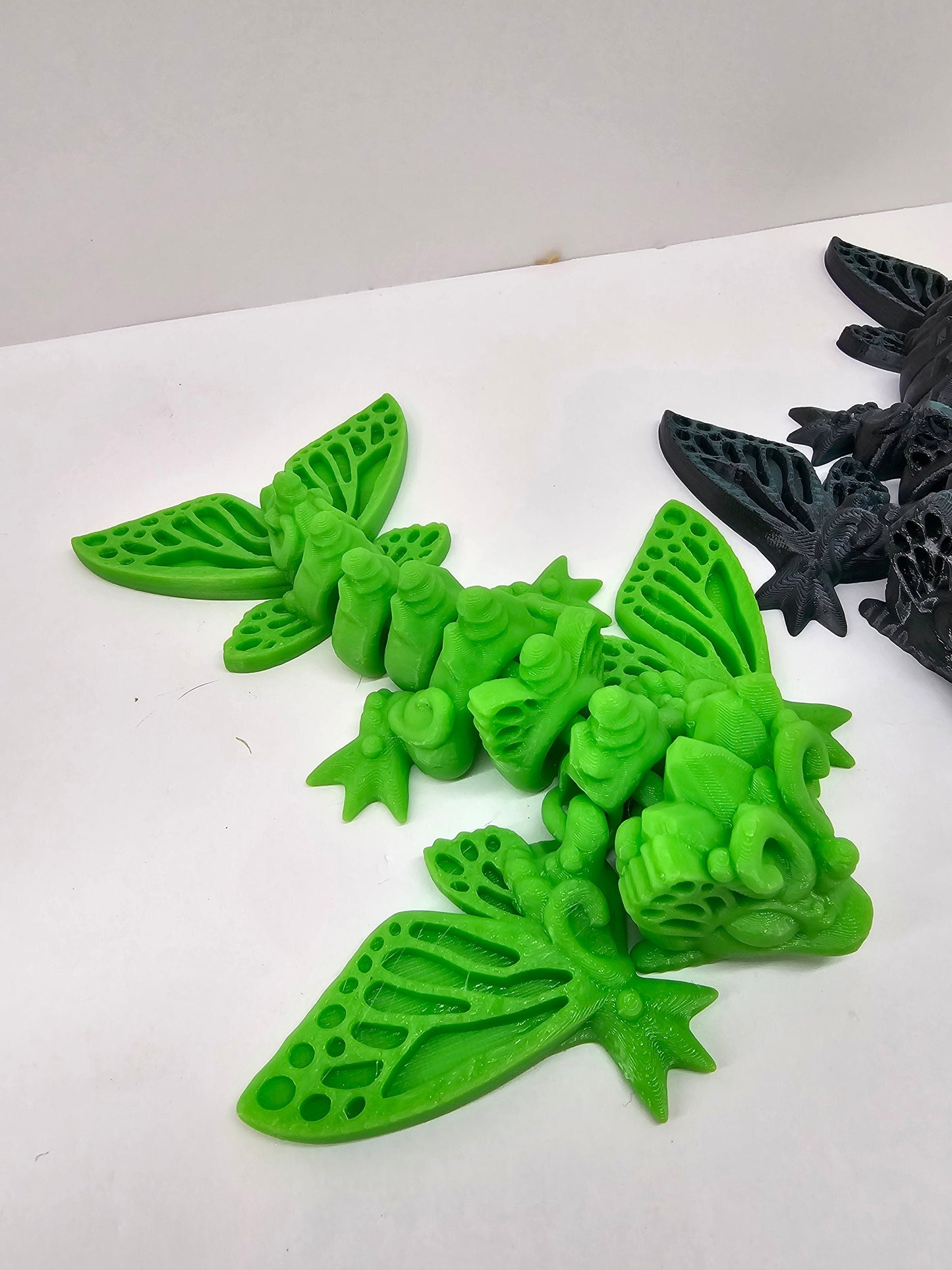 3D Printed Baby Tiny Wyvern Butterfly Dragon