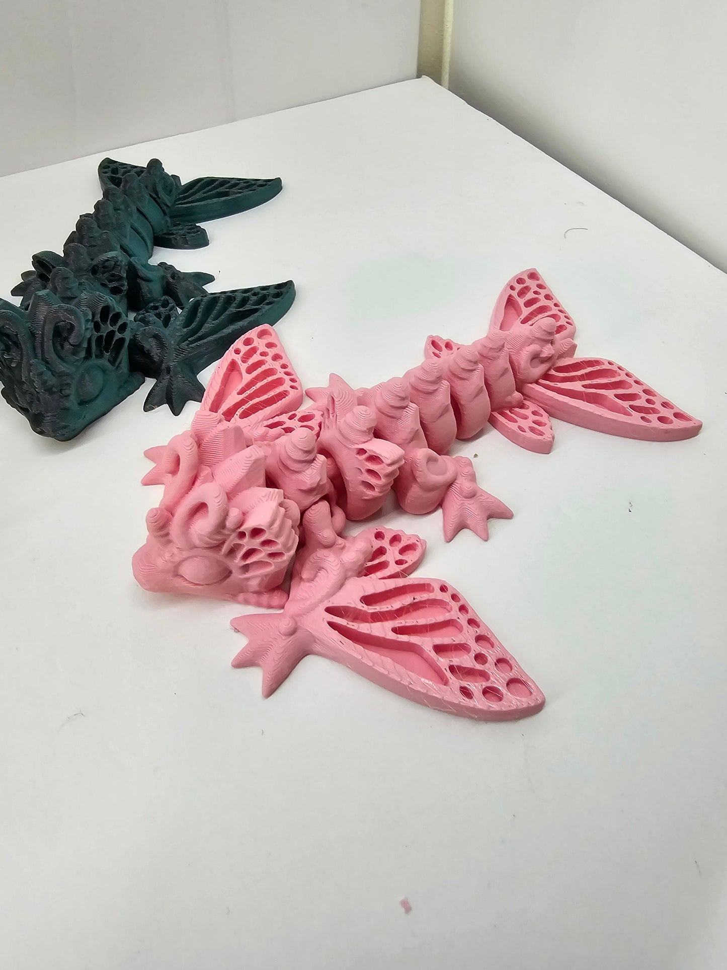 3D Printed Baby Tiny Wyvern Butterfly Dragon