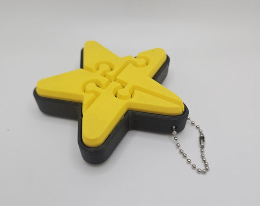 Star-Shaped Multi-Key Fidget Clicker – Customizable – 4 Keys