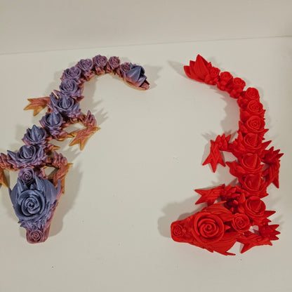 Flexible Articulating Rose Dragon