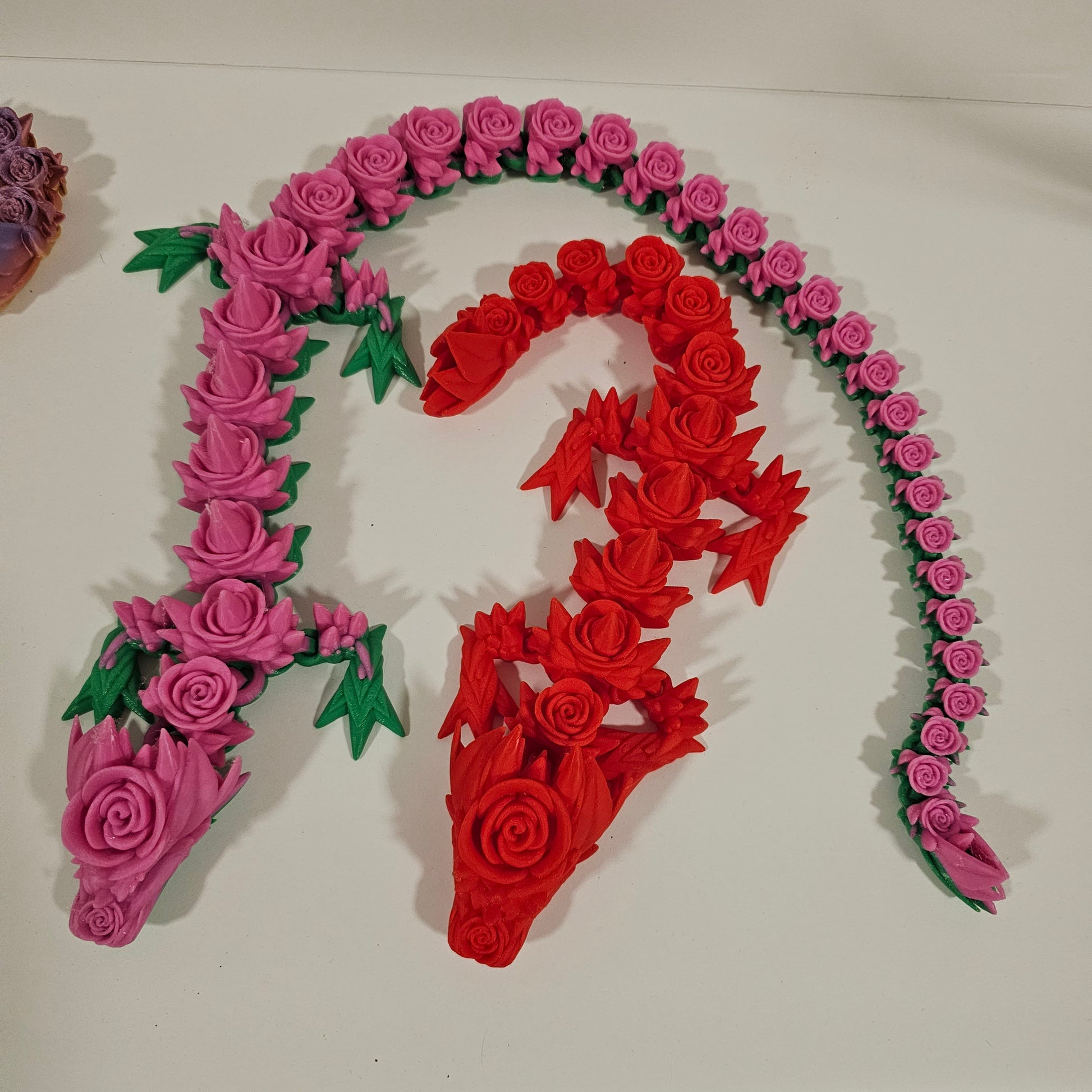 Flexible Articulating Rose Dragon