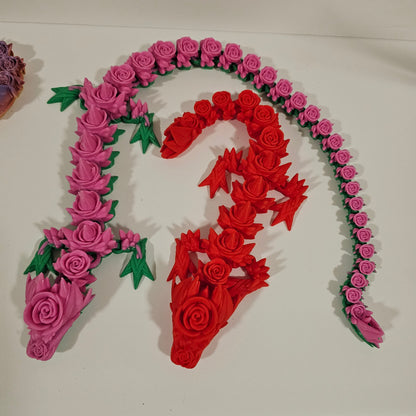 Flexible Articulating Rose Dragon