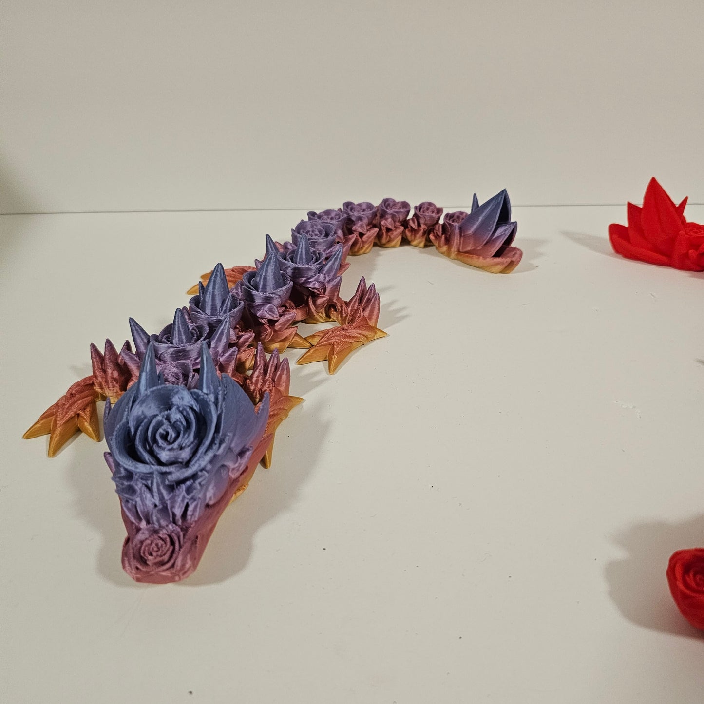 Flexible Articulating Rose Dragon