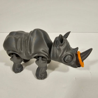 Articulated Flexi Rhino Ring Toss