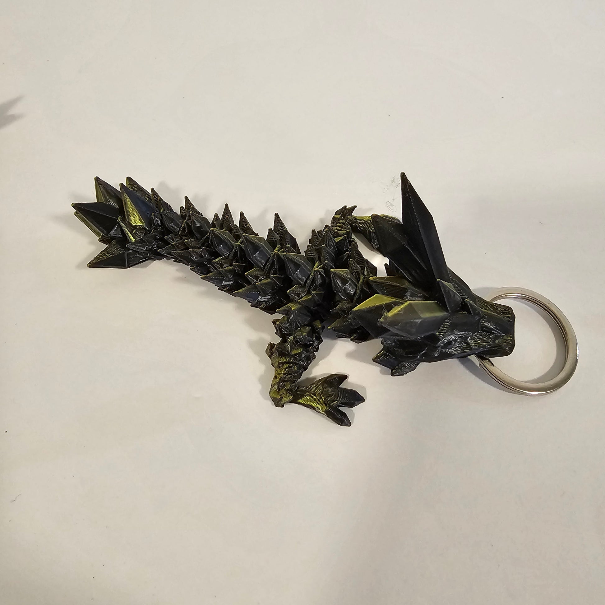 Articulated Baby Crystal Dragon Key Chain