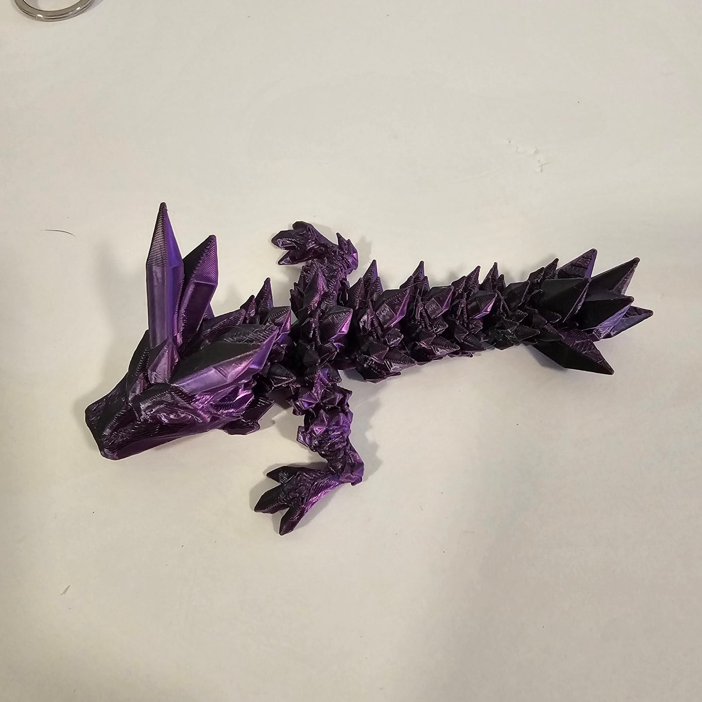 Articulated Baby Crystal Dragon Key Chain