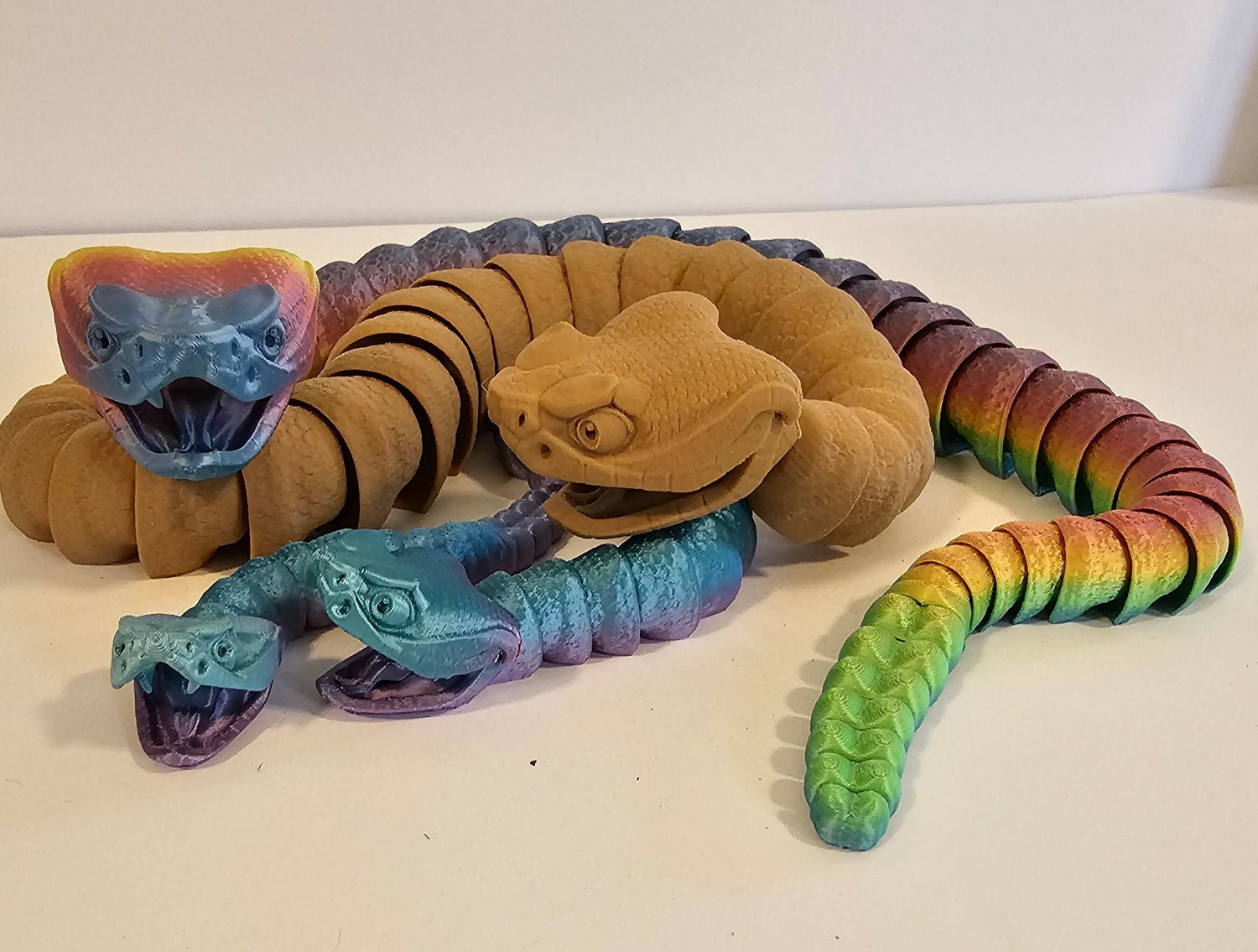 Articulated Flexi Rattlesnake With Working Rattle