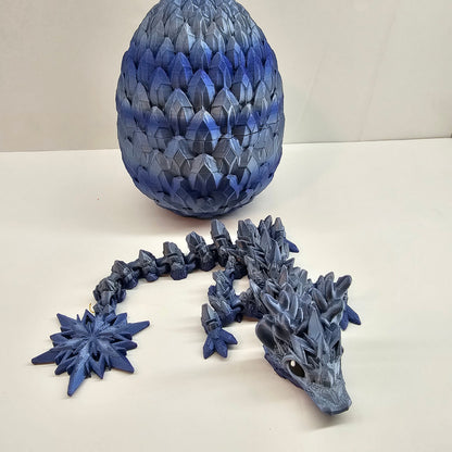 Baby Winter Dragon and Dragon Egg
