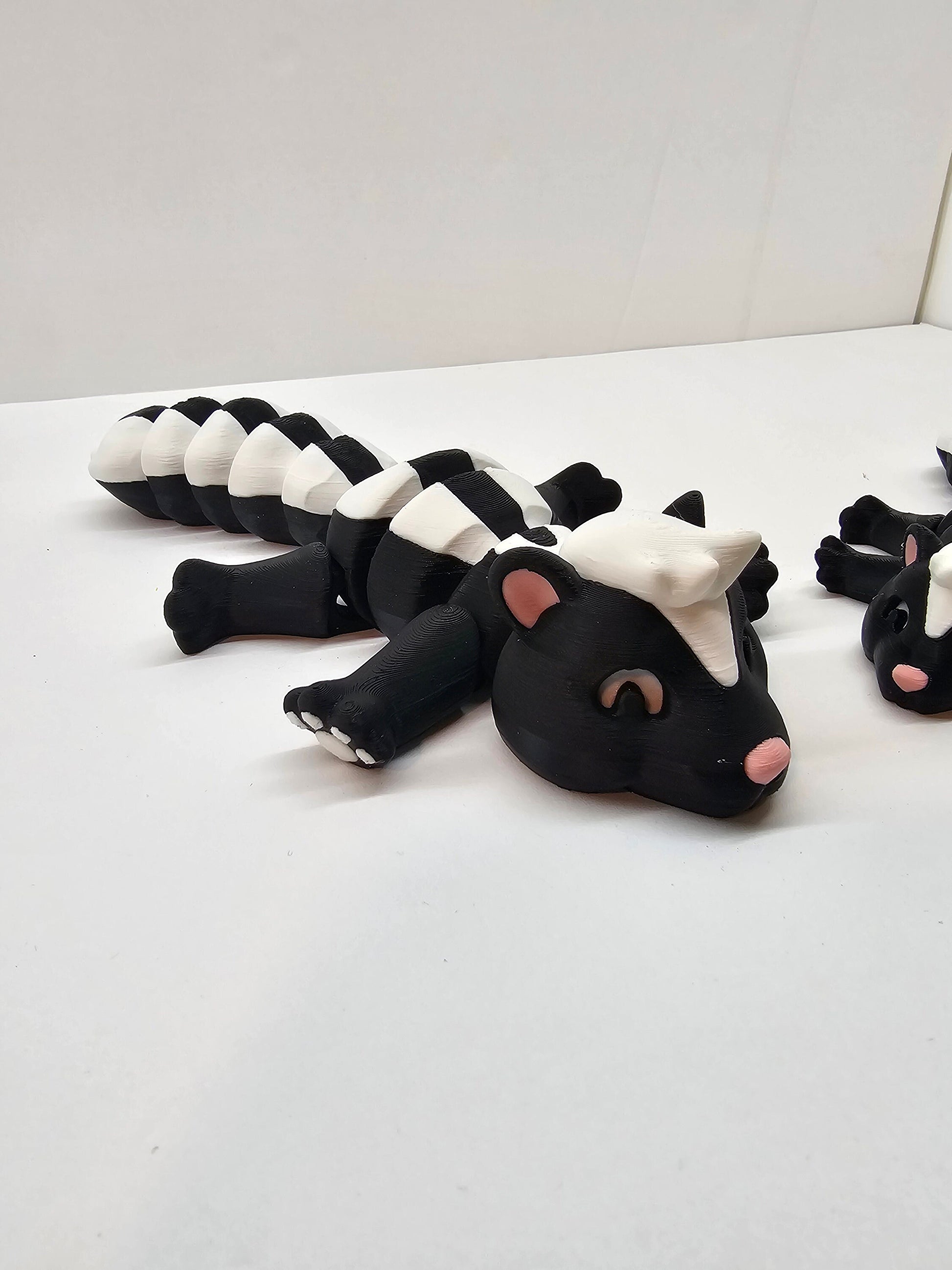 3D Printed Skunk and Trash Can