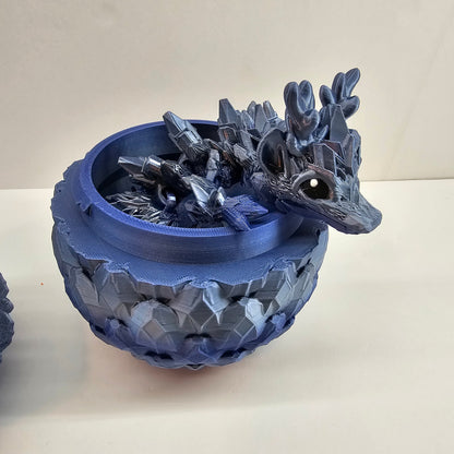 Baby Winter Dragon and Dragon Egg