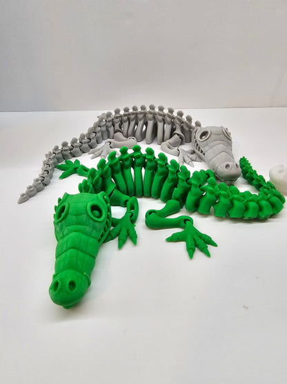 Skeleton / Fossil Crocodile 3DPrinted