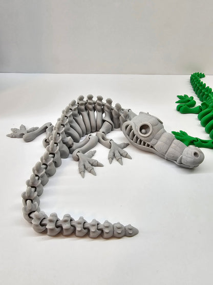 Skeleton / Fossil Crocodile 3DPrinted