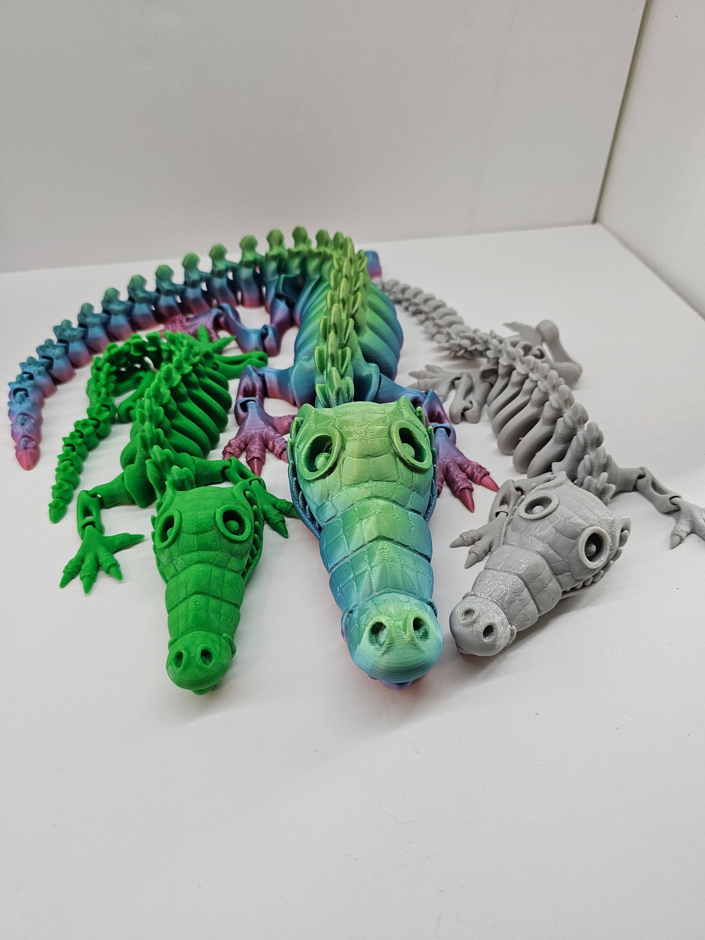Skeleton / Fossil Crocodile 3DPrinted
