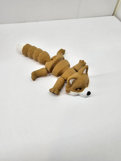 Articulated Fox: 3D Printed Baby Fox Figurine