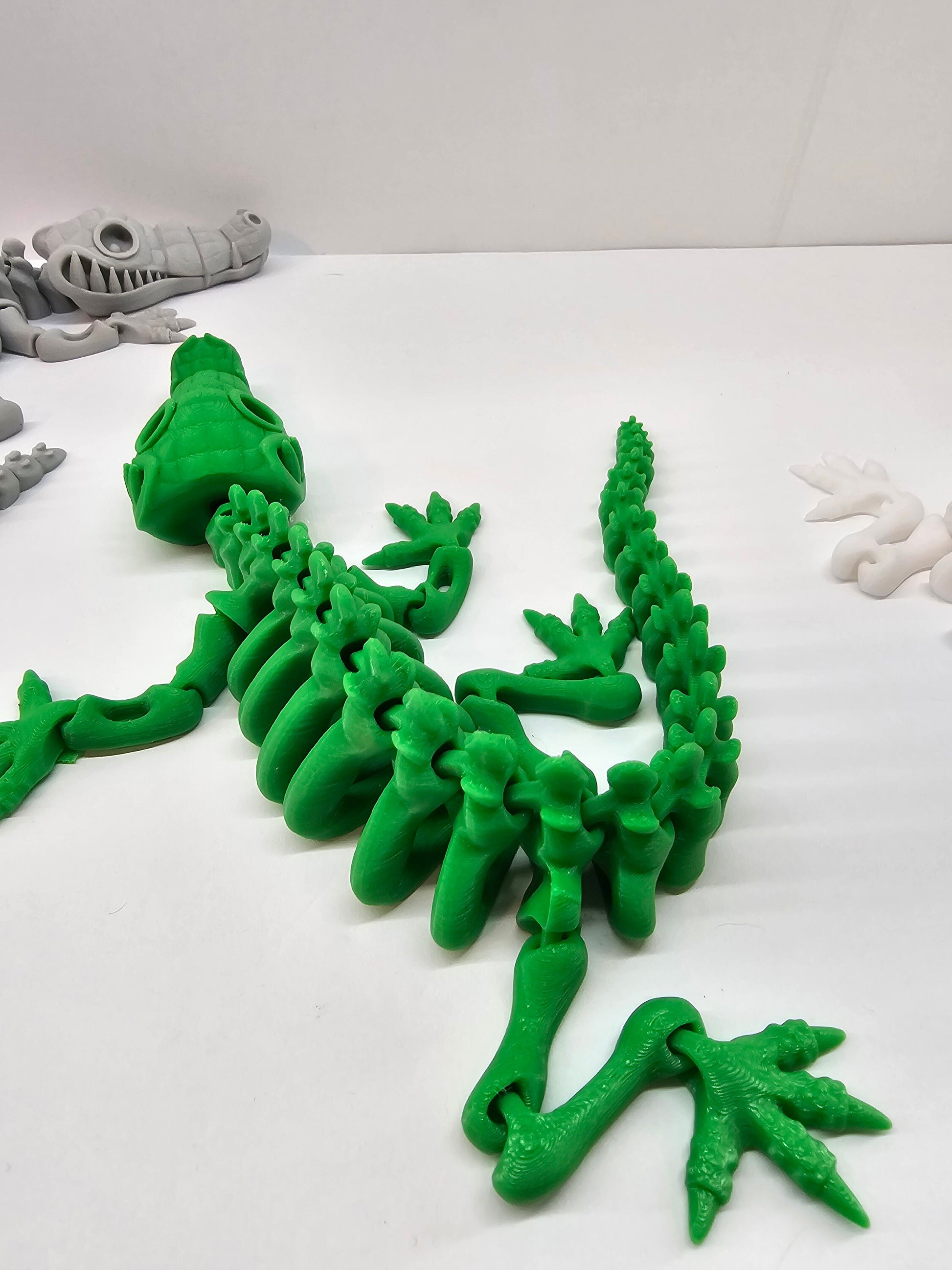 Skeleton / Fossil Crocodile 3DPrinted