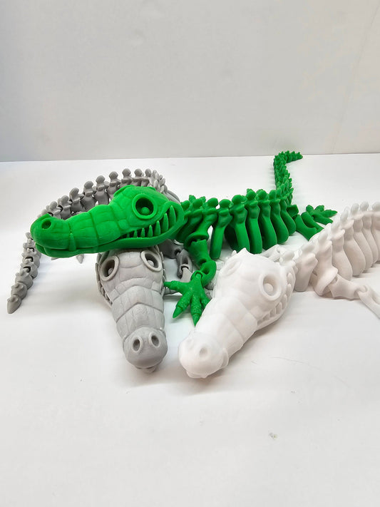Skeleton / Fossil Crocodile 3DPrinted