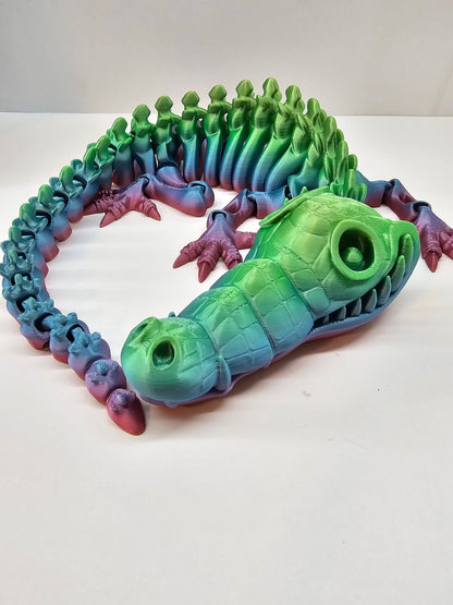 Skeleton / Fossil Crocodile 3DPrinted