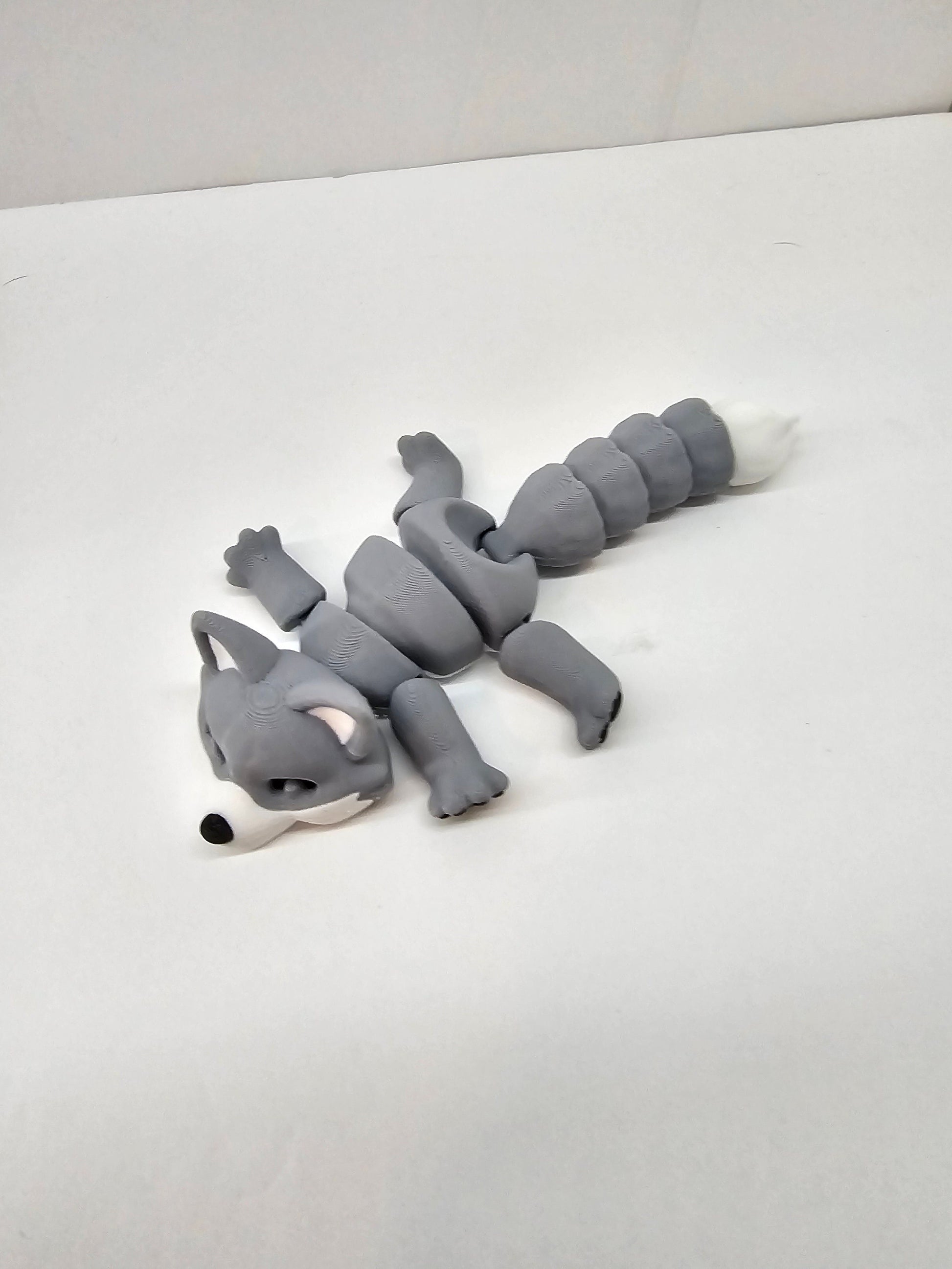 Articulated Fox: 3D Printed Baby Fox Figurine