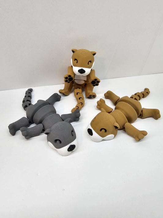 3D Printed Articulating Otter Figurine