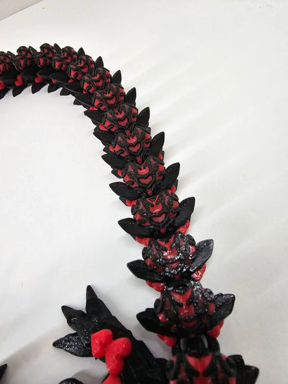 Articulated Dark Heart Dragon Two Color