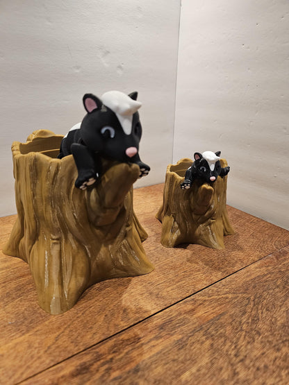 3D Printed Skunk and Trash Can