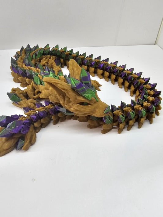 3d Printed Wolf Crystal Dragon