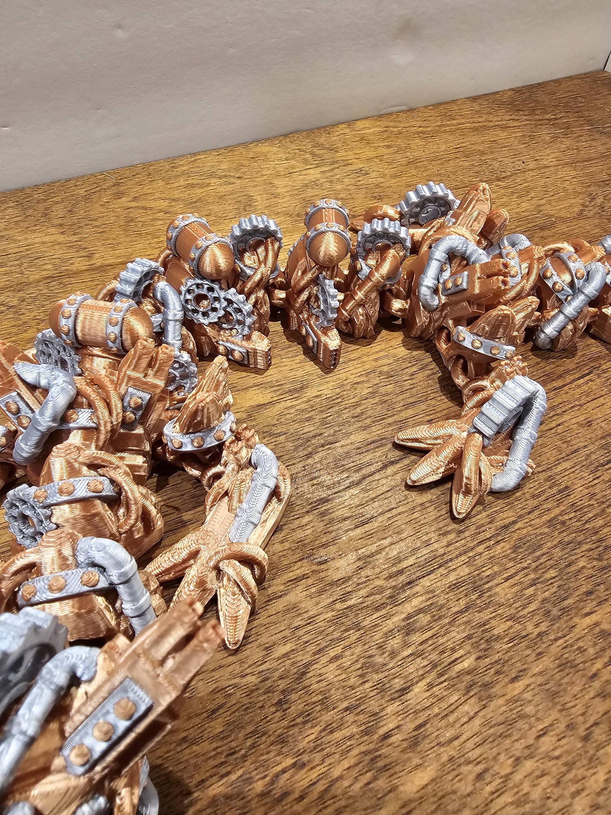 Articulated Steampunk Dragon Two Color