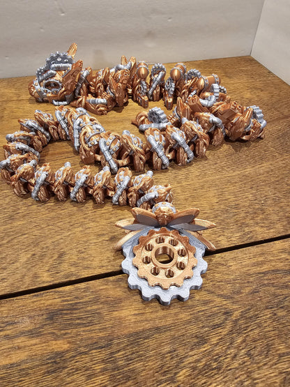 Articulated Steampunk Dragon Two Color