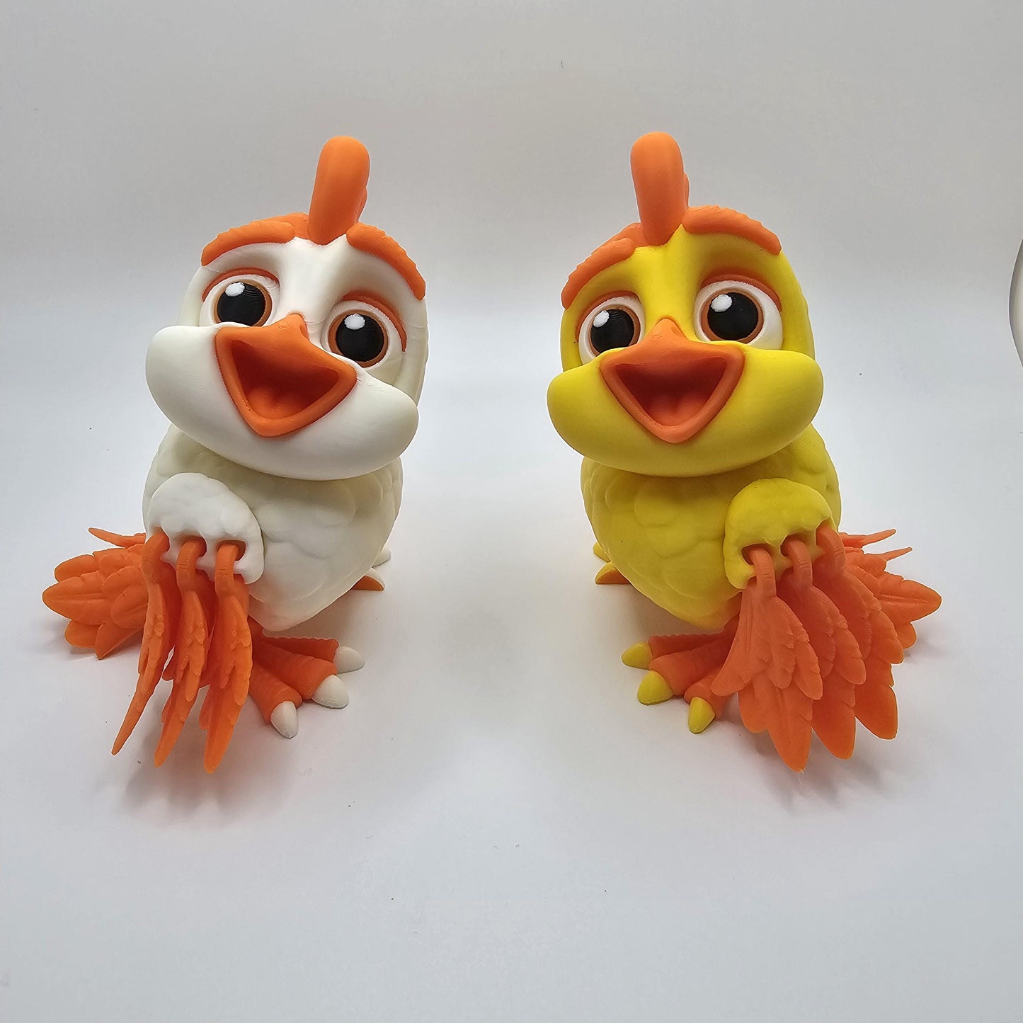 3D Printed Chicken, Adorable Chick Figurine
