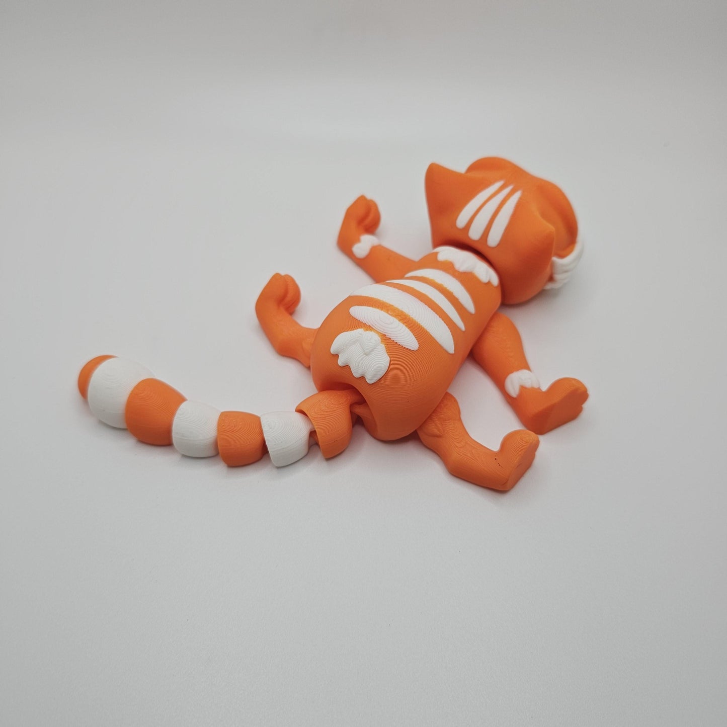 Adorable 3D Printed Kitten: Flexible Posable Cat Figurine