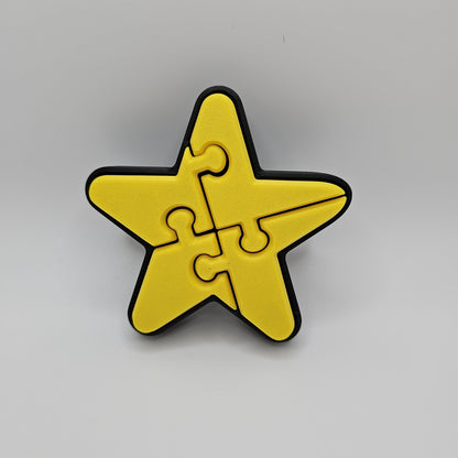 Star-Shaped Multi-Key Fidget Clicker – Customizable – 4 Keys