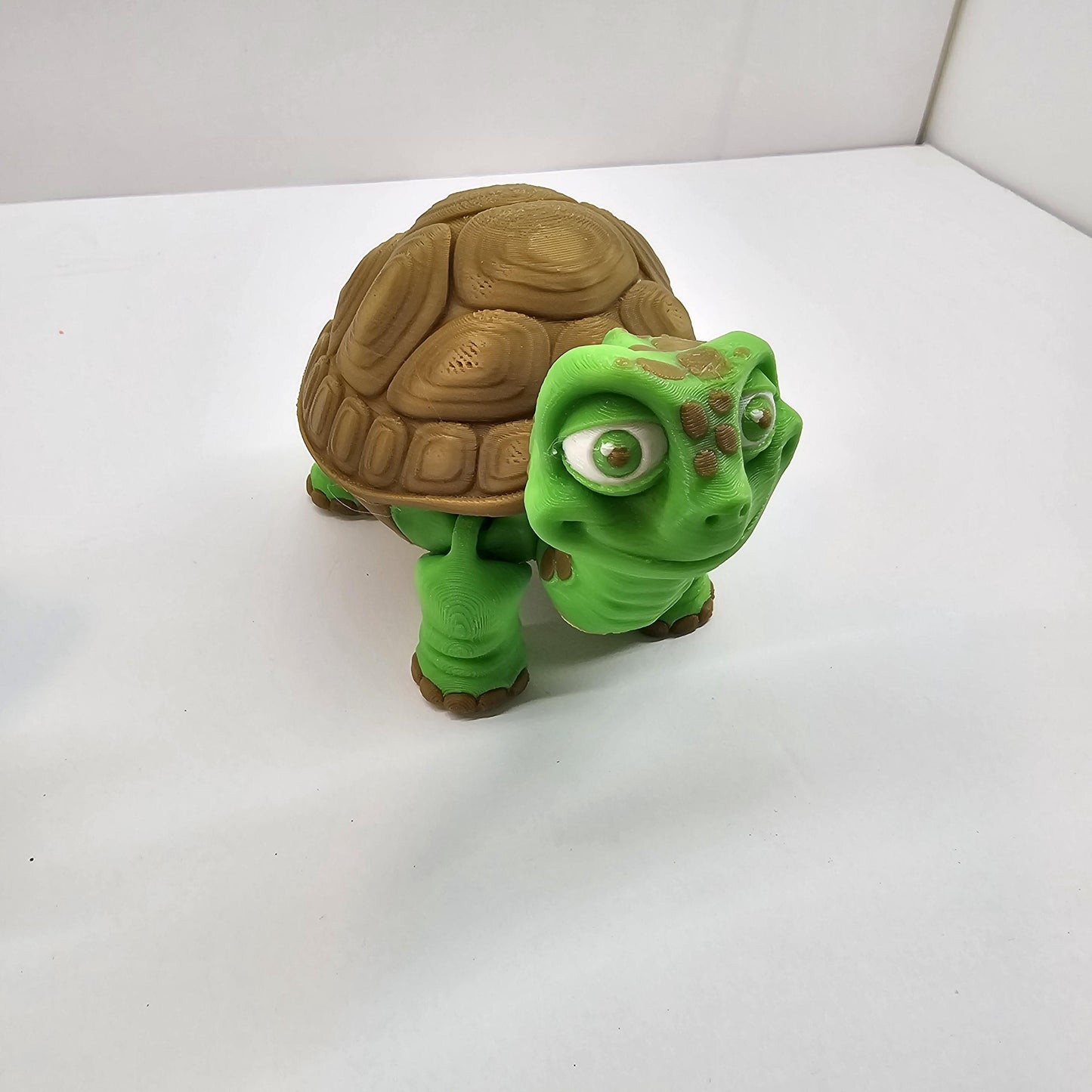 3D Printed Flexi Turtle: Articulated Fidget Desk Toy