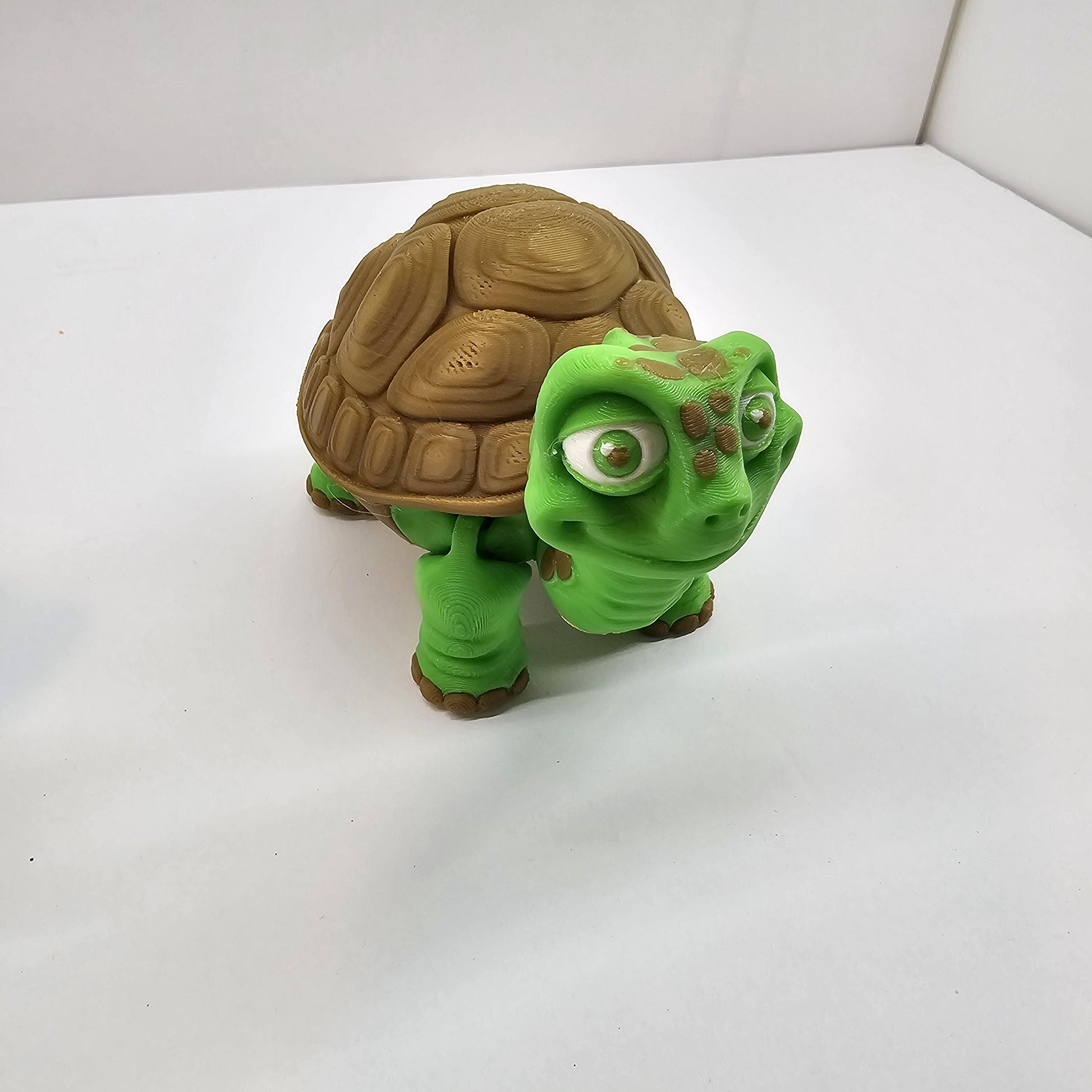 3D Printed Flexi Turtle: Articulated Fidget Desk Toy