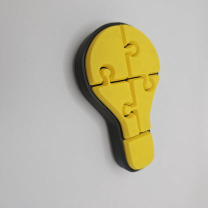 Light Bulb-Shaped Multi-Key Fidget Clicker – Customizable – 5 Keys