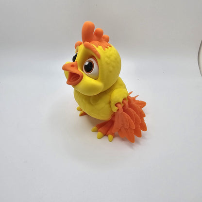 3D Printed Chicken, Adorable Chick Figurine