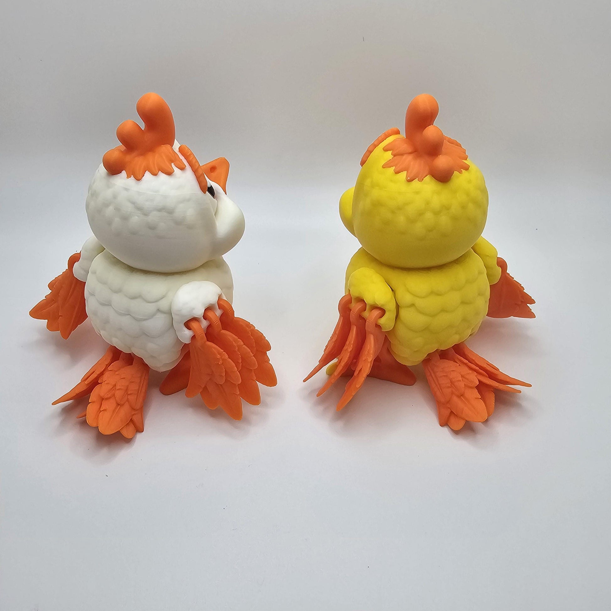 3D Printed Chicken, Adorable Chick Figurine